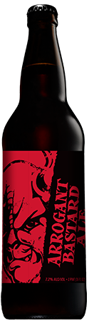 Arrogant Bastard Ale bottle