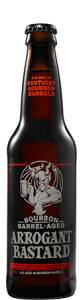 Bourbon Barrel-Aged Arrogant Bastard bottle